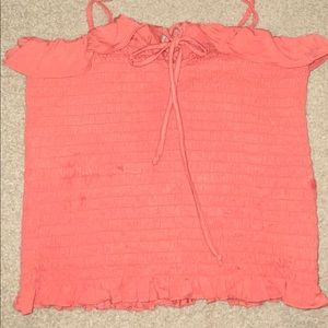 Pink crop top